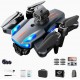 Dronă cu motor fără perii K911 Se cu 3 camere pentru evitarea obstacolelor Quadcopter GPS pliabil cu 1 baterie - mufă UE
