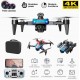 Dronă cu motor fără perii K911 Se cu 3 camere pentru evitarea obstacolelor Quadcopter GPS pliabil cu 1 baterie - mufă UE