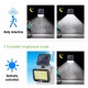 Lampă solară divizată COB Iluminat exterior de perete de grădină ,LED 216 Senzor de mișcare cu panou solar LED