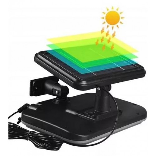 Lampă solară divizată COB Iluminat exterior de perete de grădină ,LED 216 Senzor de mișcare cu panou solar LED