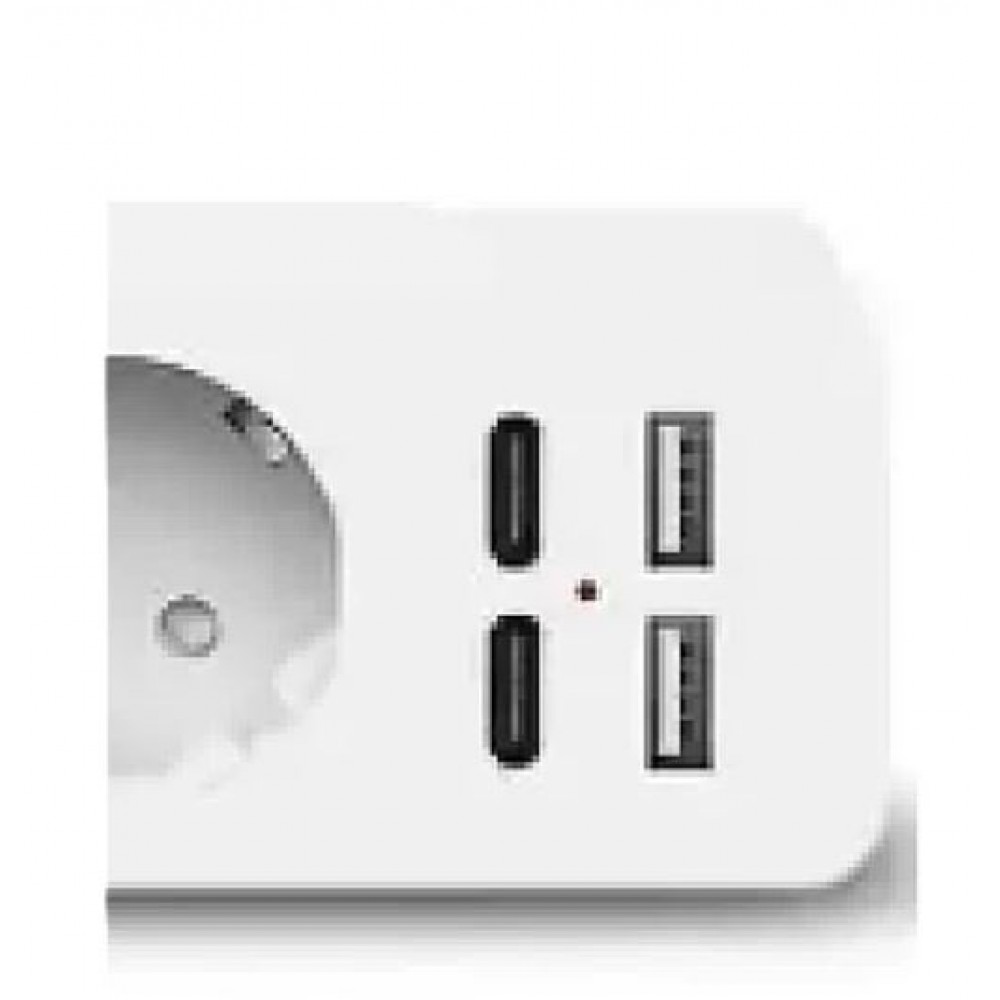 Prelungitor JORTAN OG2205 cu 5 prize 2 porturi USB si 2 Type C 2 metri