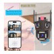 Camera de Supraveghere Tripla WIFI BULLET-DOME ,12MP, Exterior si Interior, Ultra HD, Rotire 360, Leduri, Alarma, Senzor Miscare