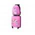 Set 2 bucati, Troler cabina copii si Rucsac copii 47/37 cm, model Smiley Unicorn, TR-3