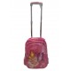 Set Ghiozdan, Geanta pentru Pranz si Penar, Roz, Model cu Fluturi, DNZ2