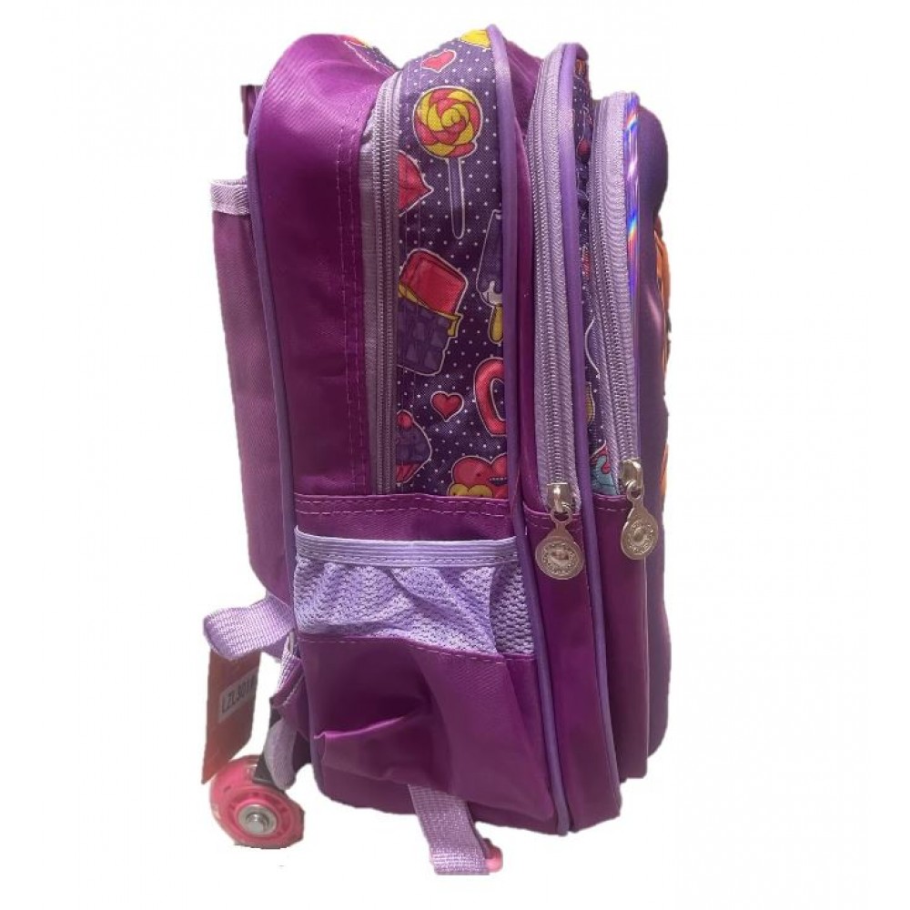 Set Ghiozdan, Geanta pentru Pranz si Penar, Mov, Model Sirena, DNZ3