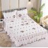 Husa de pat dublu, cu volanase, 3 piese, 2 persoane, Finet, 250x270cm-JO-03