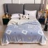 Patura Cocolino Groasa Dubla, Super Soft, cu Blanita, Pufoasa, 200 x 230 cm, Multicolor, JFP-3