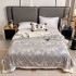 Patura Cocolino Groasa Dubla, Super Soft, cu Blanita, Pufoasa, 200 x 230 cm, Multicolor, JFP-4