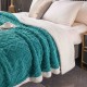 Patura Cocolino Groasa Dubla, Super Soft, cu Blanita, Pufoasa, 200 x 230 cm, Multicolor, JFP-18