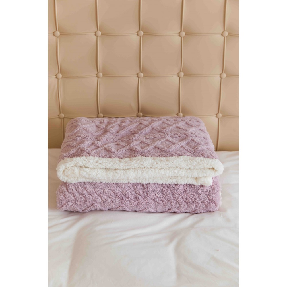 Patura Cocolino Groasa Dubla, Super Soft, cu Blanita, Pufoasa, 200 x 230 cm, Multicolor, JFP-21
