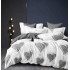 Set Lenjerie Eleganta 6 piese cu elastic din Bumbac Finet, Cearceaf de pat 180x200cm, Pat 2 Persoane, LJ-03