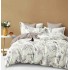 Set Lenjerie Eleganta 6 piese cu elastic din Bumbac Finet, Cearceaf de pat 180x200cm, Pat 2 Persoane, LJ-07