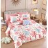 Set Lenjerie Eleganta 6 piese cu elastic din Bumbac Finet, Cearceaf de pat 180x200cm, Pat 2 Persoane, LJ-20