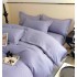 Set Lenjerie Eleganta 6 piese cu elastic din Bumbac Finet, Cearceaf de pat 180x200cm, Pat 2 Persoane, LJ-39