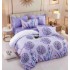 Set Lenjerie Eleganta 6 piese cu elastic din Bumbac Finet, Cearceaf de pat 180x200cm, Pat 2 Persoane, LJ-51