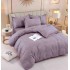 Set Lenjerie Eleganta 6 piese cu elastic din Bumbac Finet, Cearceaf de pat 180x200cm, Pat 2 Persoane, LJ-52