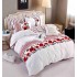 Set Lenjerie Eleganta 6 piese cu elastic din Bumbac Finet, Cearceaf de pat 180x200cm, Pat 2 Persoane, LJ-62