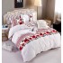 Set Lenjerie Eleganta 6 piese cu elastic din Bumbac Finet, Cearceaf de pat 180x200cm, Pat 2 Persoane, LJ-72
