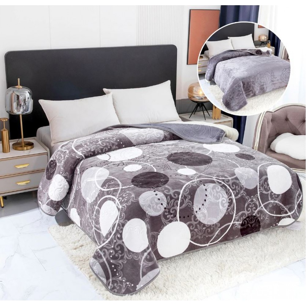 Patura Cocolino grofata, grosa ,dimensiune 160x210CM , pentru pat de 1 persoana, PT-09