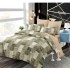 Set Lenjerie Eleganta 6 piese cu elastic din Bumbac Finet, Cearceaf de pat 180x200cm, Pat 2 Persoane, B6038