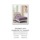 Set Lenjerie Eleganta 6 piese cu elastic din Bumbac Finet, Cearceaf de pat 180x200cm, Pat 2 Persoane, B6039