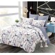 Set Lenjerie Eleganta 6 piese cu elastic din Bumbac Finet, Cearceaf de pat 180x200cm, Pat 2 Persoane, B6043