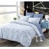Set Lenjerie Eleganta 6 piese cu elastic din Bumbac Finet, Cearceaf de pat 180x200cm, Pat 2 Persoane, B6046