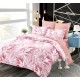 Set Lenjerie Eleganta 6 piese cu elastic din Bumbac Finet, Cearceaf de pat 180x200cm, Pat 2 Persoane, B6053