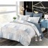 Set Lenjerie Eleganta 6 piese cu elastic din Bumbac Finet, Cearceaf de pat 180x200cm, Pat 2 Persoane, B6058