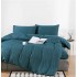 Set Lenjerie Eleganta 4 piese cu elastic din Finet, Creponat, Cearceaf de pat 180x200cm, Pat 2 Persoane, ZT8152