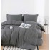 Set Lenjerie Eleganta 4 piese cu elastic din Finet, Creponat, Cearceaf de pat 180x200cm, Pat 2 Persoane, ZT883