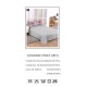 Set Lenjerie Eleganta 6 piese din Bumbac Finet, Cearceaf de pat 245x250cm, Pat 2 Persoane, SEP-829