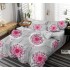 Set Lenjerie Eleganta 6 piese din Bumbac Finet, Cearceaf de pat 245x250cm, Pat 2 Persoane, SEP-829