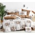 Set Lenjerie Eleganta 6 piese din Bumbac Finet, Cearceaf de pat 245x250cm, Pat 2 Persoane, SEP-22
