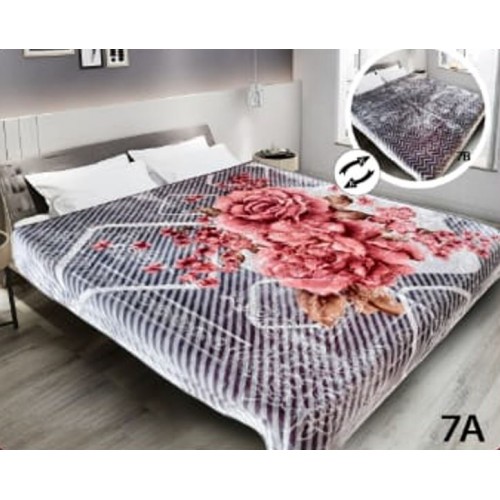 Patura dubla Grosa, Super Soft, dimensiune 200x230CM , Pentru Pat de 2 Persoane, 7A