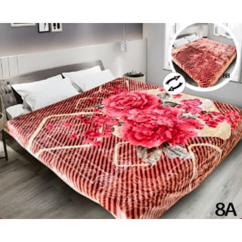 Patura dubla Grosa, Super Soft, dimensiune 200x230CM , Pentru Pat de 2 Persoane, 8A