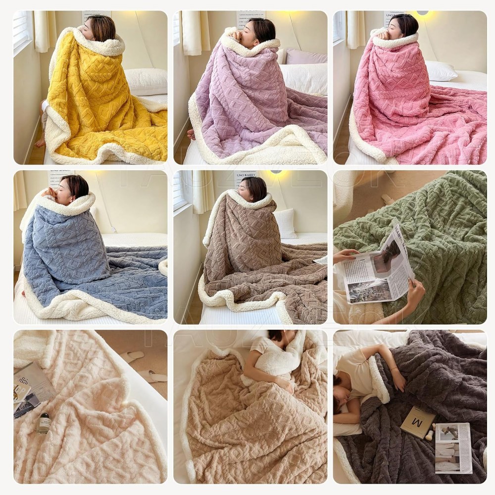 Husa de pat Cocolino si 2 fete de perna, Tricot, Uni, 3 piese, 2 persoane, 180x200cm, HP-13