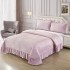Set Cuvertura catifea 220x240 cm pentru Pat Dublu,+ 2 fete perne, CT-01