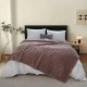 Patura Cocolino Groase cu dungi, 200 x 230 cm, Pentru pat de 2 Persoane, PD-1