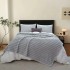Patura Cocolino Groase cu dungi, 200 x 230 cm, Pentru pat de 2 Persoane, PD-7