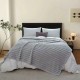 Patura Cocolino Groase cu dungi, 200 x 230 cm, Pentru pat de 2 Persoane, PD-7