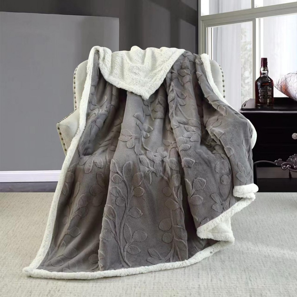 Patura Cocolino pufoasa, cu blanita, 200 x 230cm, pentru 2 persoane, PCC-12