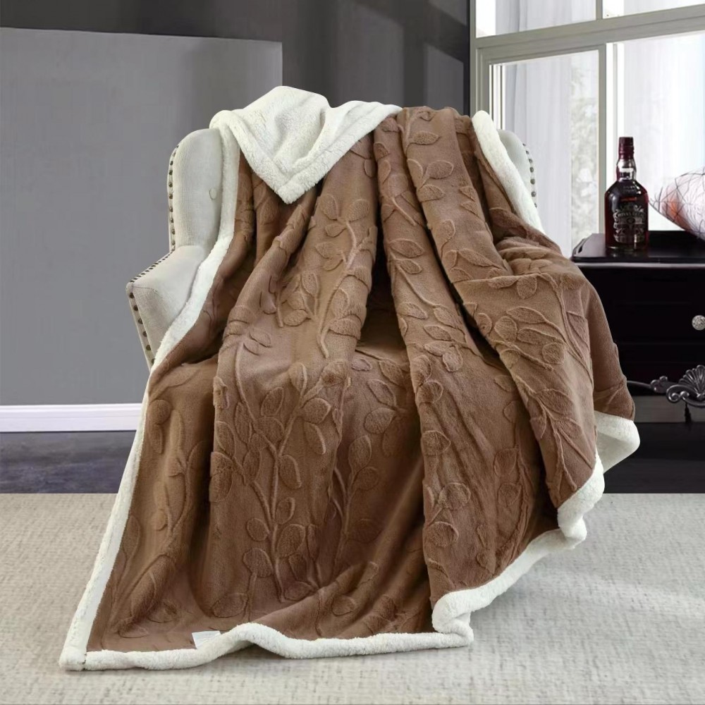 Patura Cocolino pufoasa, cu blanita, 200 x 230cm, pentru 2 persoane, PCC-13