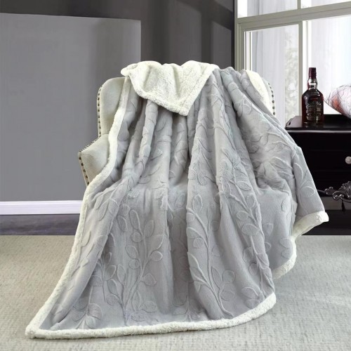 Patura Cocolino pufoasa, cu blanita, 200 x 230cm, pentru 2 persoane, PCC-17