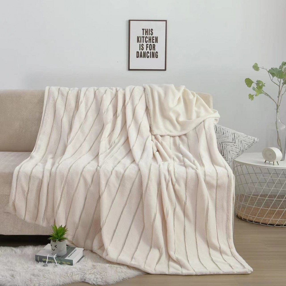 Patura Cocolino pufoasa, cu blanita, 200 x 230cm, pentru 2 persoane, PCC-21