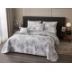 Cuvertură 5 Piese pat dublu din Bumbac Finet, 5 piese, fluturi, cuvertura de pat 230x250cm, CVP4