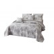 Cuvertură 5 Piese pat dublu din Bumbac Finet, 5 piese, fluturi, cuvertura de pat 230x250cm, CVP4