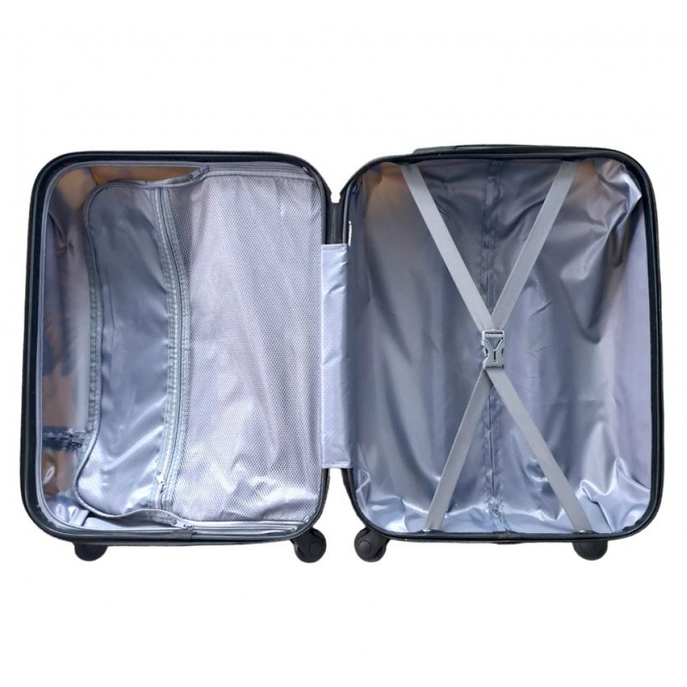 Valiza troler policarbonat , Model Londra, 4 roti, Mic, 55 x 36 x 22 cm, TROL19