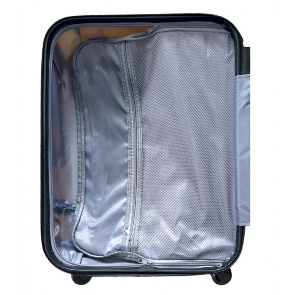 Valiza troler policarbonat , Model Londra, 4 roti, Mic, 55 x 36 x 22 cm, TROL19
