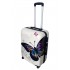 Valiza troler policarbonat , fluture, 4 roti, Mare, 75 x 45 x 30 cm, TROL1